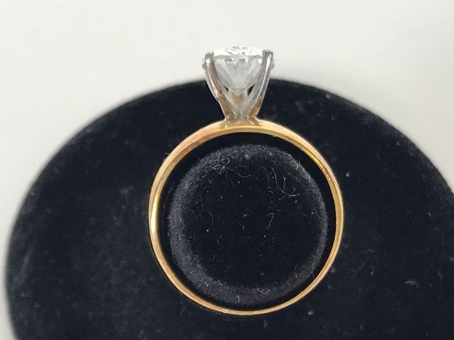 Sterling Silver CZ Ring Size 5.25 6.5g [Photo 5]