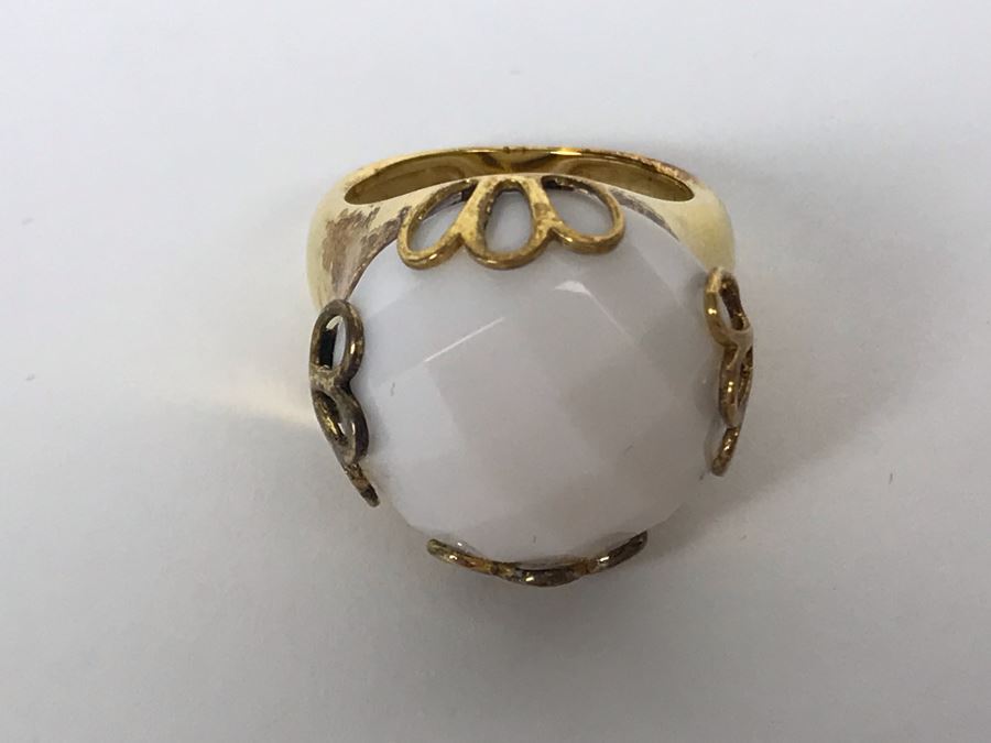 Sterling Silver Ring Size 6.25 9g [Photo 5]