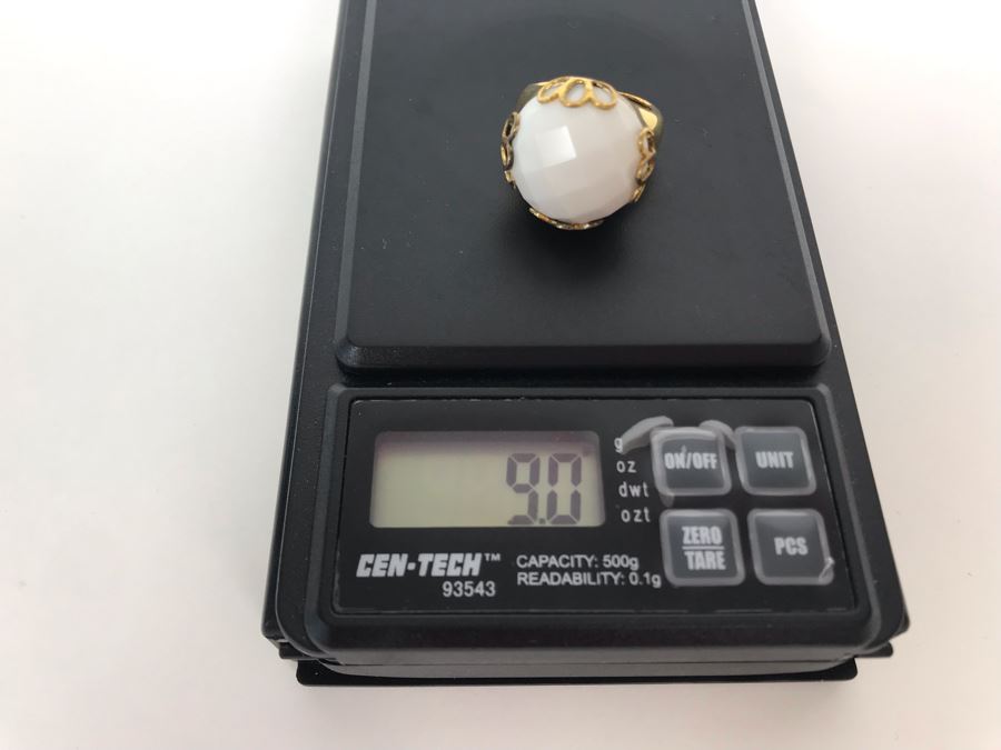 Sterling Silver Ring Size 6.25 9g [Photo 7]