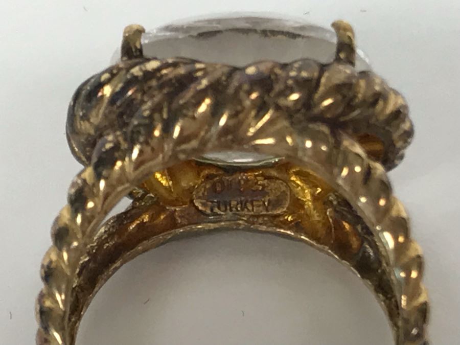 Sterling Silver Turkey Ring Size 8.5 7.2g [Photo 9]