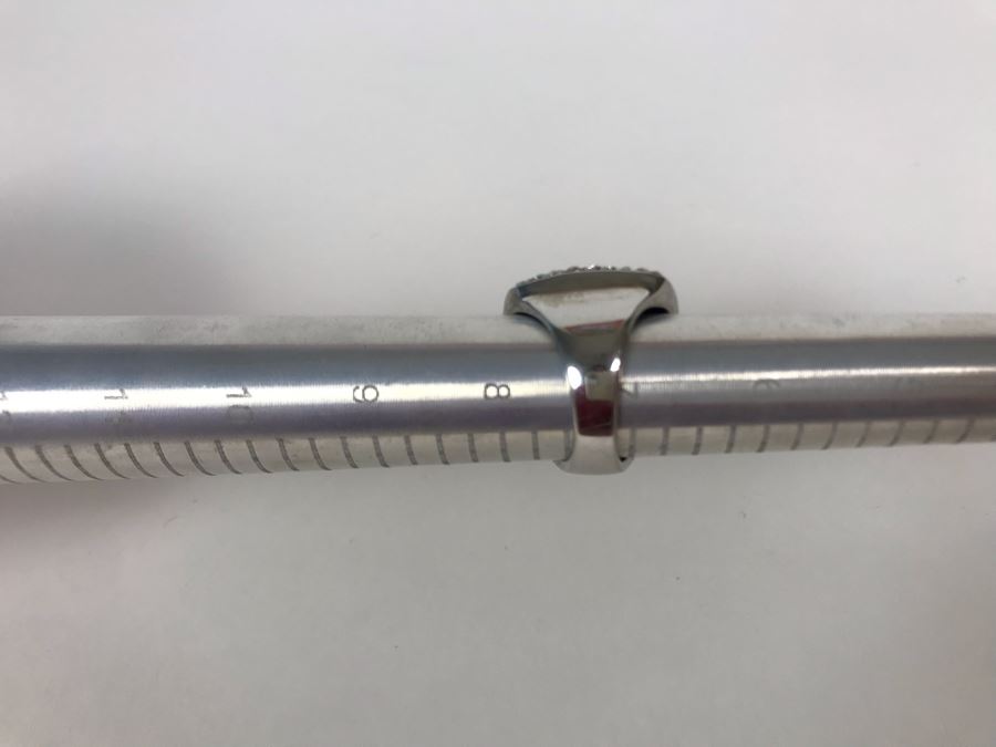 Sterling Silver CT Ring Size 7.25 17.3g [Photo 14]