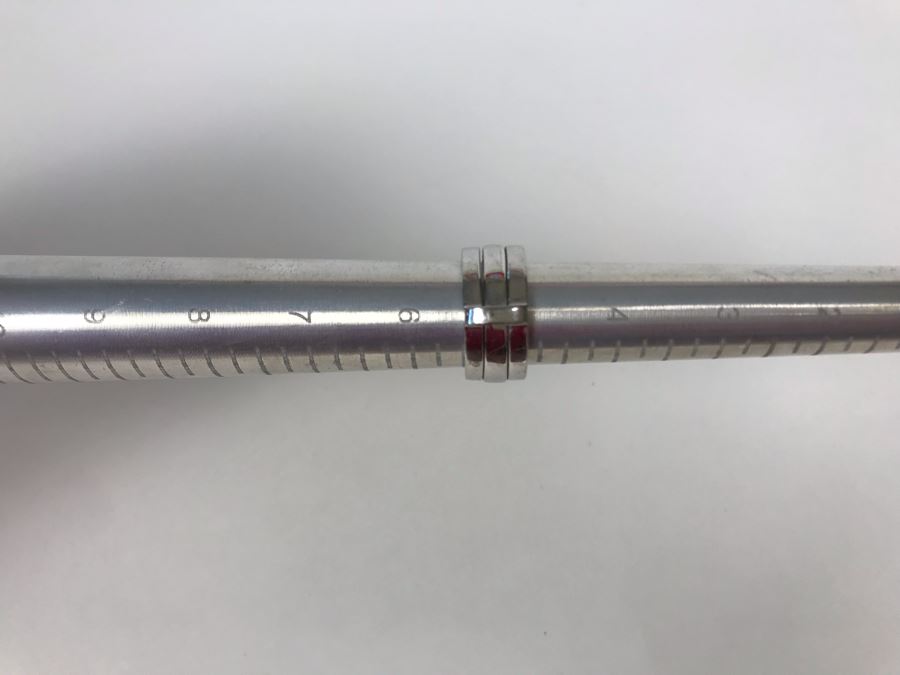 Sterling Silver CZ Ring Size 5 10.1g [Photo 18]