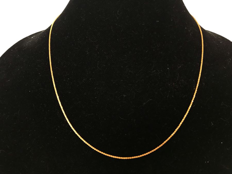 14K Gold Milor Italy Necklace 2.9g [Photo 5]