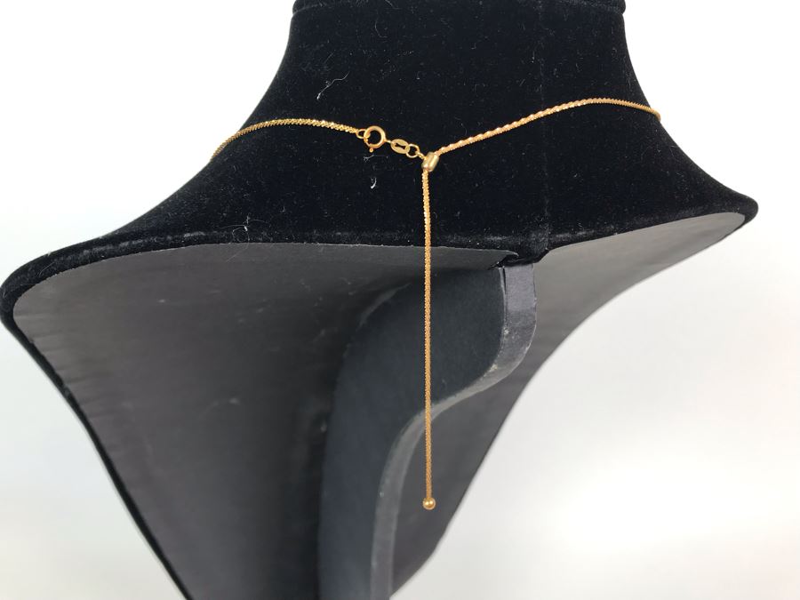 14K Gold Milor Italy Necklace 2.9g [Photo 4]