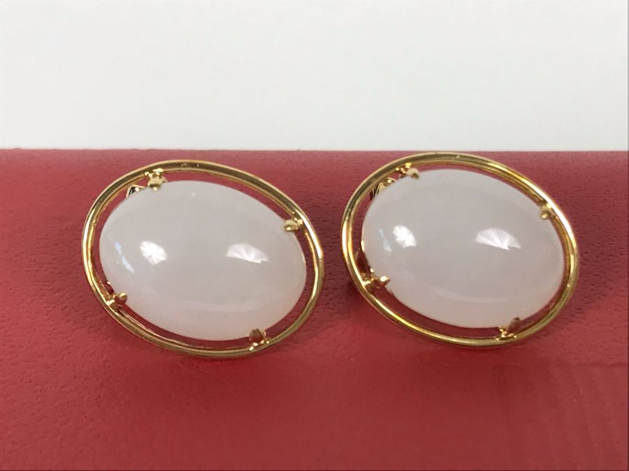 14K Gold GUMPS Earrings In Original Box 8.1g [Photo 14]