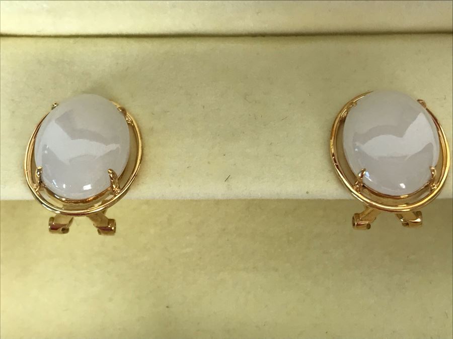 14K Gold GUMPS Earrings In Original Box 8.1g [Photo 3]
