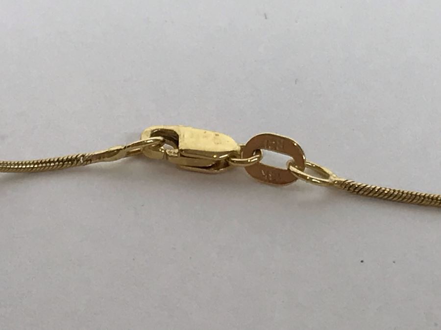 14K Gold Pearl Necklace 8.2g [Photo 5]