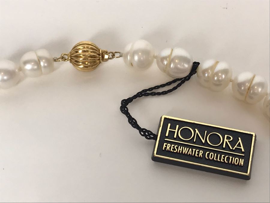 New With Tags Honora Freshwater Collection Pearl 14K Gold Necklace [Photo 7]