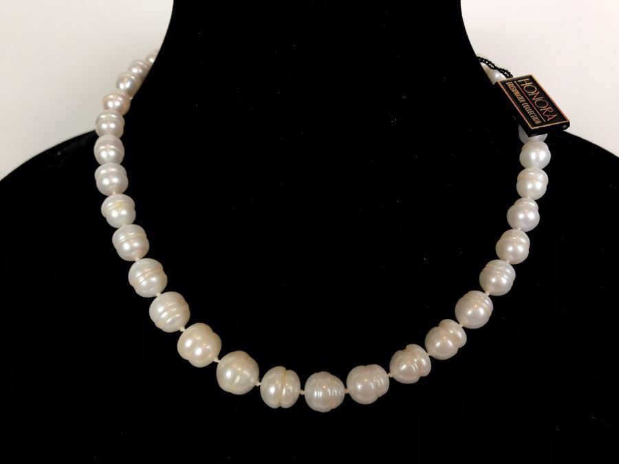 New With Tags Honora Freshwater Collection Pearl 14K Gold Necklace [Photo 1]