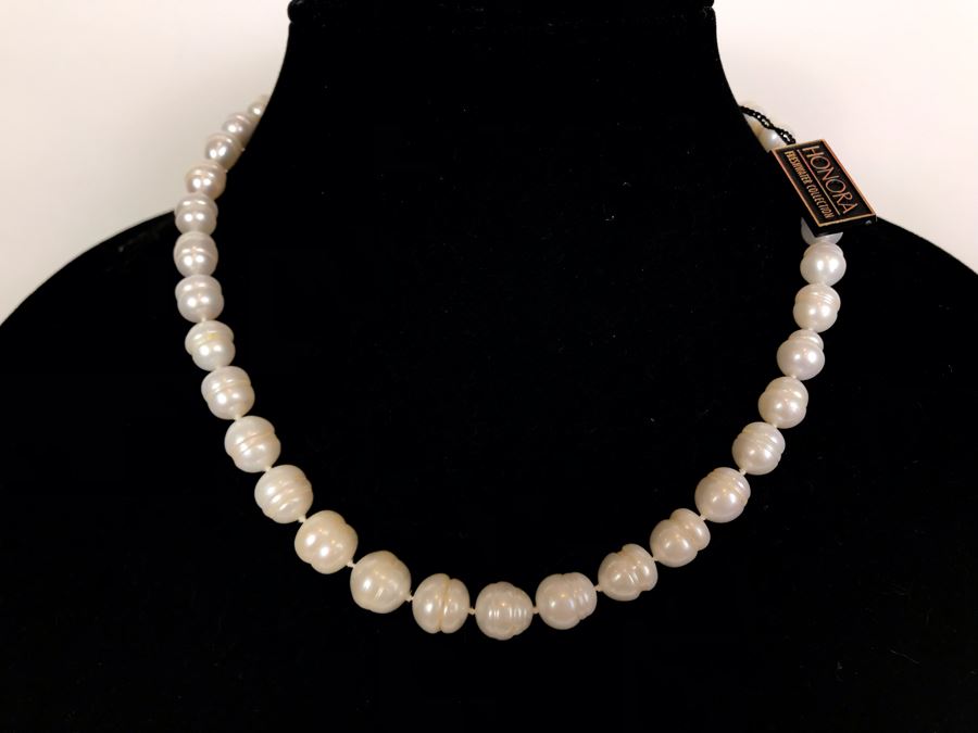 New With Tags Honora Freshwater Collection Pearl 14K Gold Necklace [Photo 3]