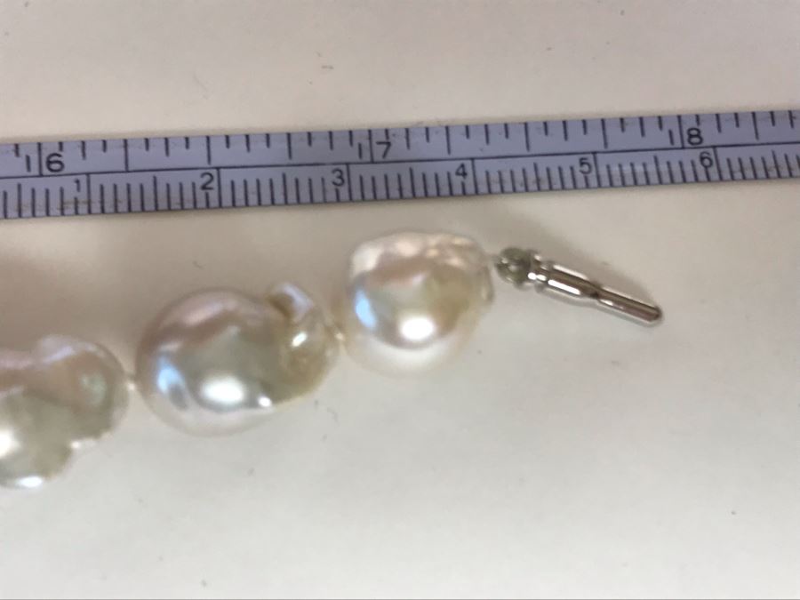 Honora Freshwater Pearl Sterling Silver Necklace 17'L [Photo 9]