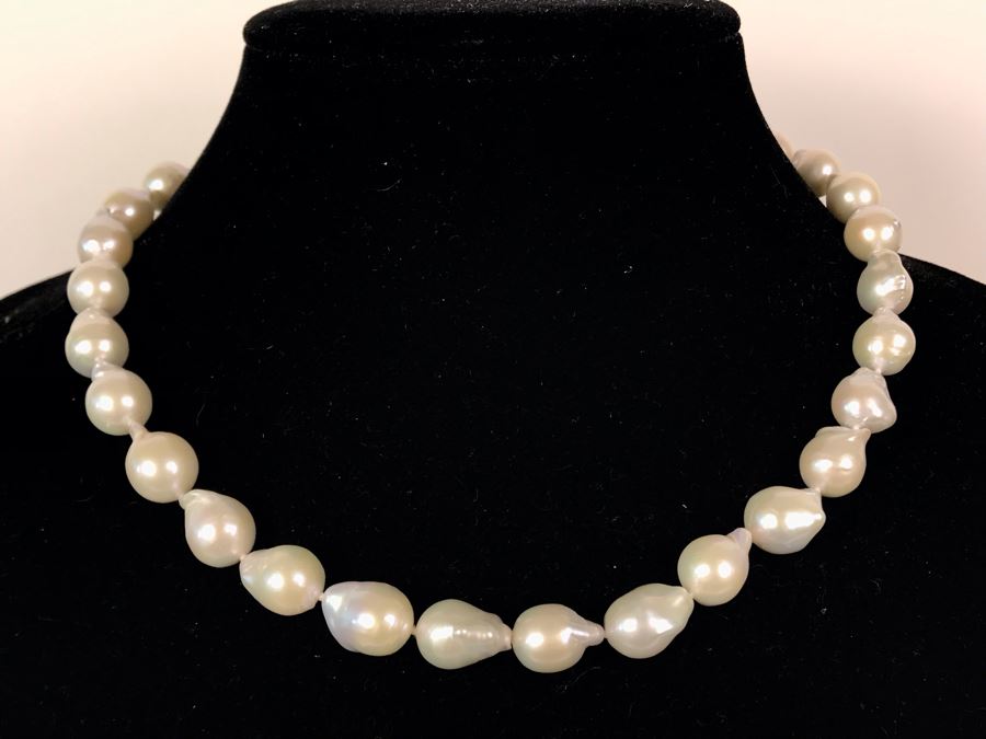 Honora Freshwater Pearl Sterling Silver Necklace 17'L [Photo 2]