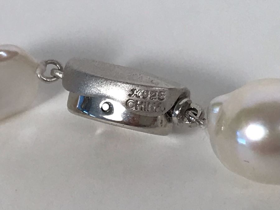 Honora Freshwater Pearl Sterling Silver Necklace 17'L [Photo 8]