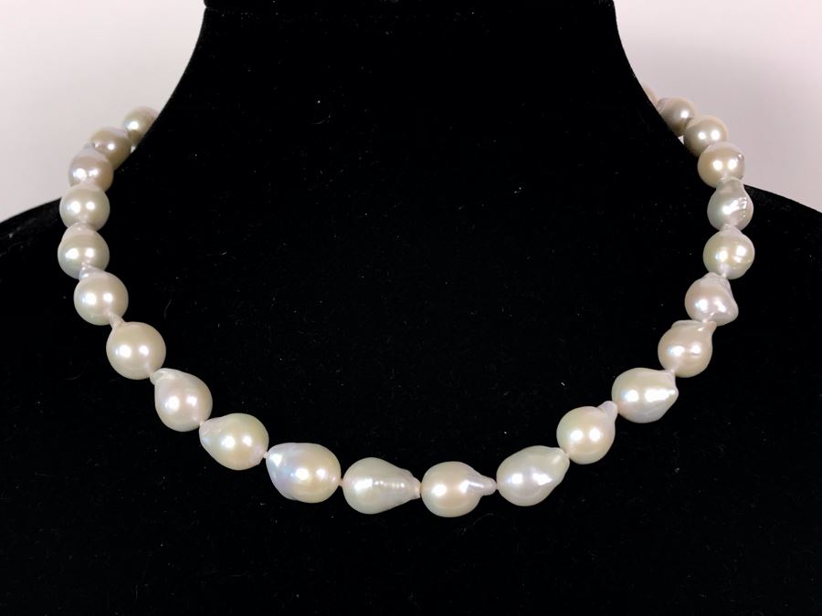 Honora Freshwater Pearl Sterling Silver Necklace 17'L [Photo 1]