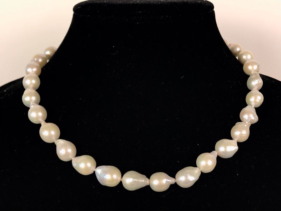 Honora Freshwater Pearl Sterling Silver Necklace 17'L [Photo 3]