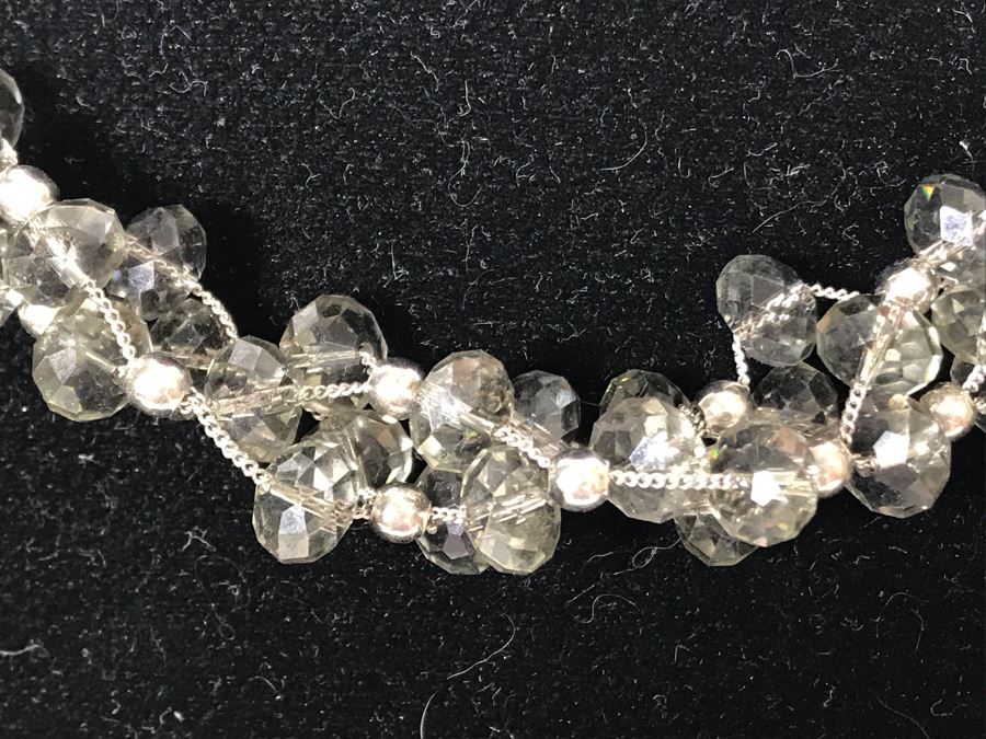 Sterling Silver Necklace And Bracelet 62.3g [Photo 3]