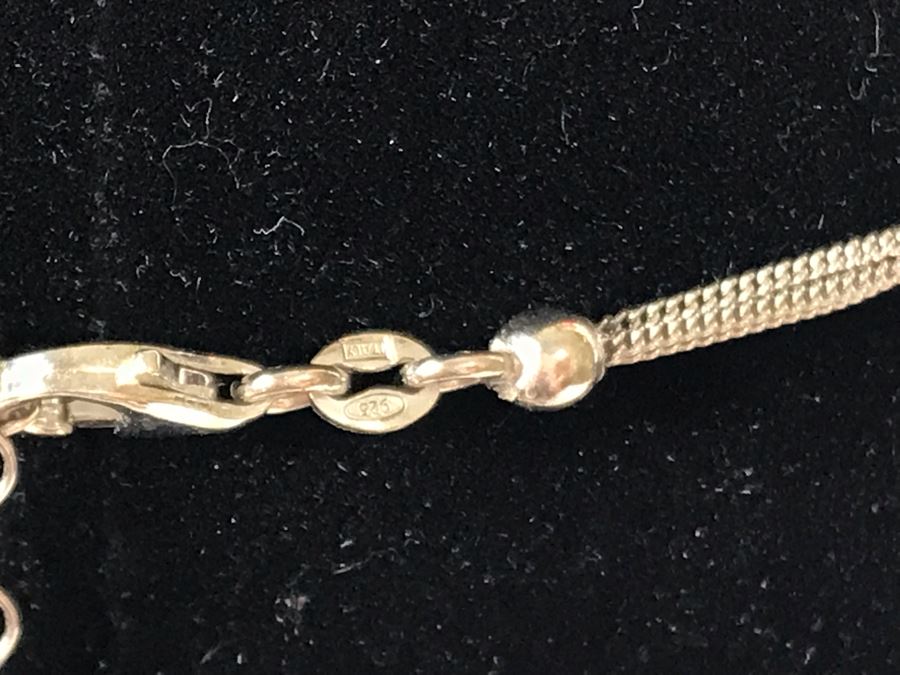 Sterling Silver Necklace And Bracelet 62.3g [Photo 7]