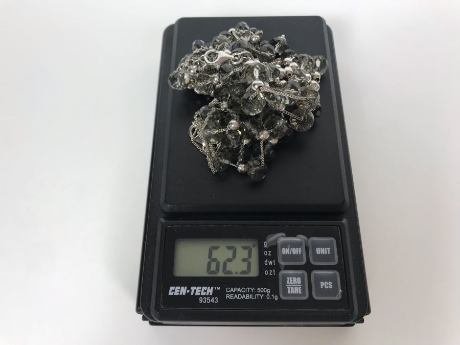 Sterling Silver Necklace And Bracelet 62.3g [Photo 11]