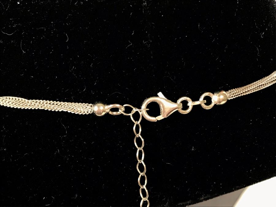 Sterling Silver Necklace And Bracelet 62.3g [Photo 5]