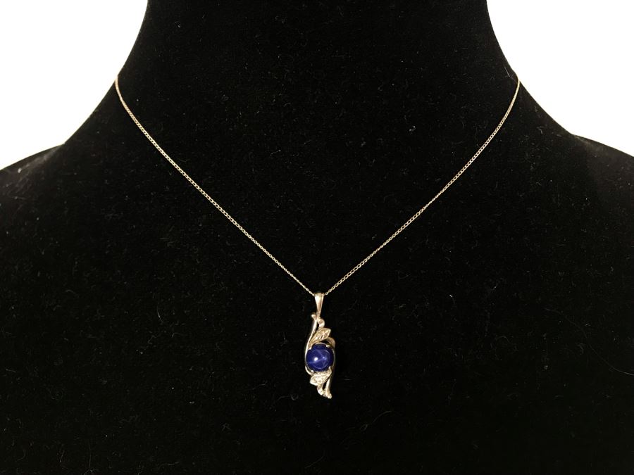 14K Gold Chain Necklace With Pendant 2g [Photo 2]