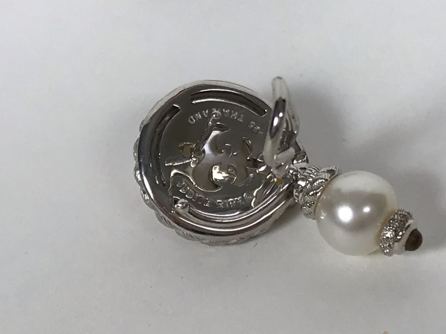 Judith Ripka Sterling Silver Earrings 16.6g [Photo 9]