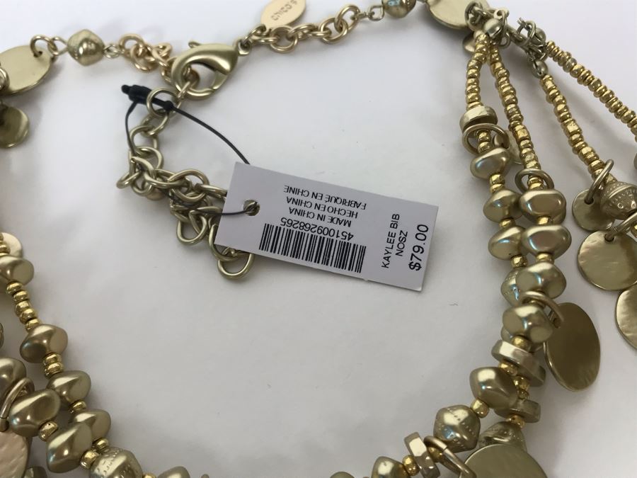 JUST ADDED - (2) New Chico's Necklaces (Retails $138), Brighton Necklace And Bracelet And Lauren G Adams Bracelet    [Photo 10]