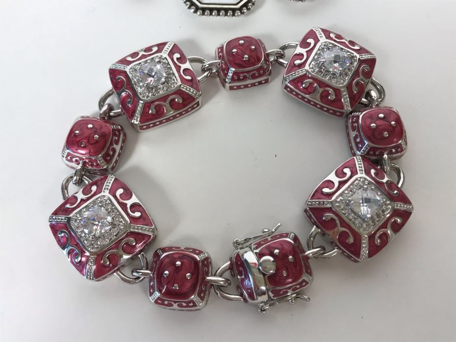 JUST ADDED - (2) New Chico's Necklaces (Retails $138), Brighton Necklace And Bracelet And Lauren G Adams Bracelet    [Photo 4]