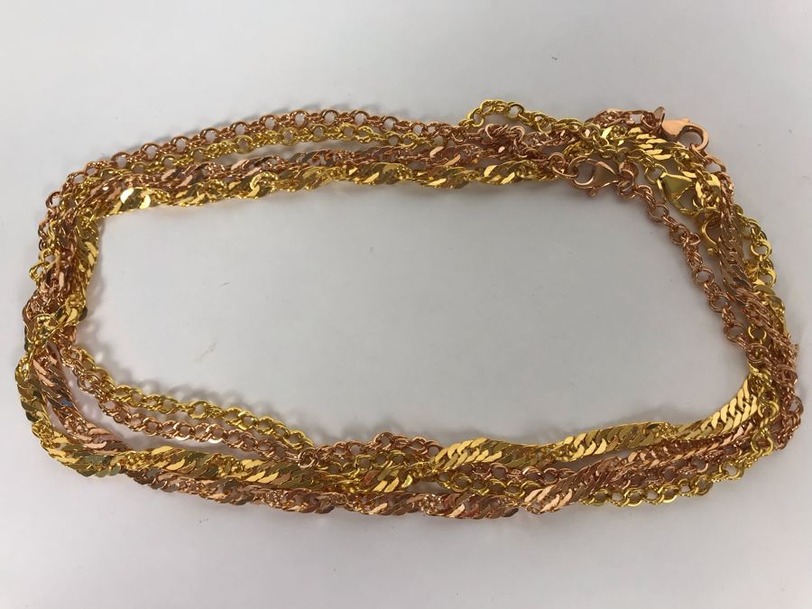 (4) Bronze Milor Italy Necklaces [Photo 6]