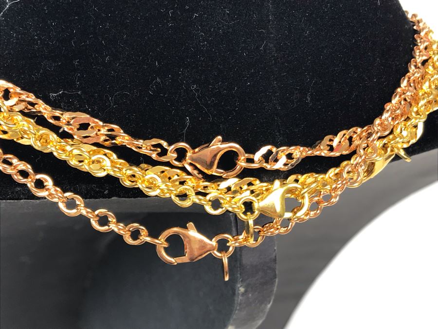 (4) Bronze Milor Italy Necklaces [Photo 5]