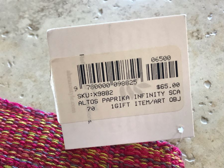 New Abrazo Style Infinity Scarf Retails $65 [Photo 6]