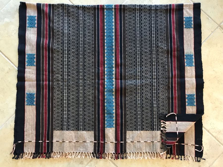 New Handmade Ethnic Throw Blanket 38W X 64L [Photo 2]