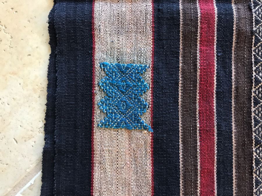 New Handmade Ethnic Throw Blanket 38W X 64L [Photo 4]