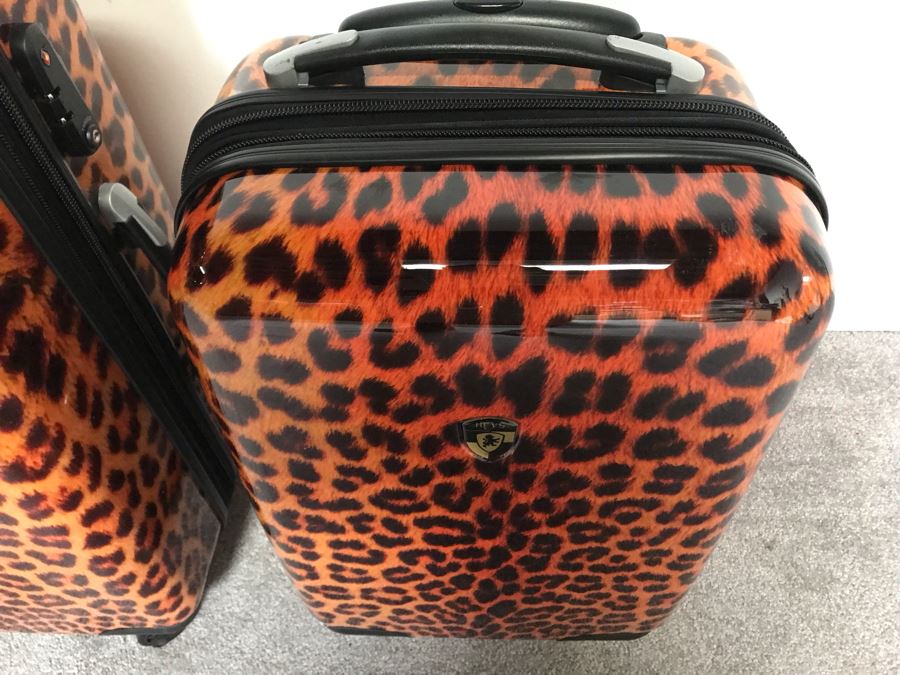 3-Piece Like New Heys Travel Luggage Animal Print [Photo 6]