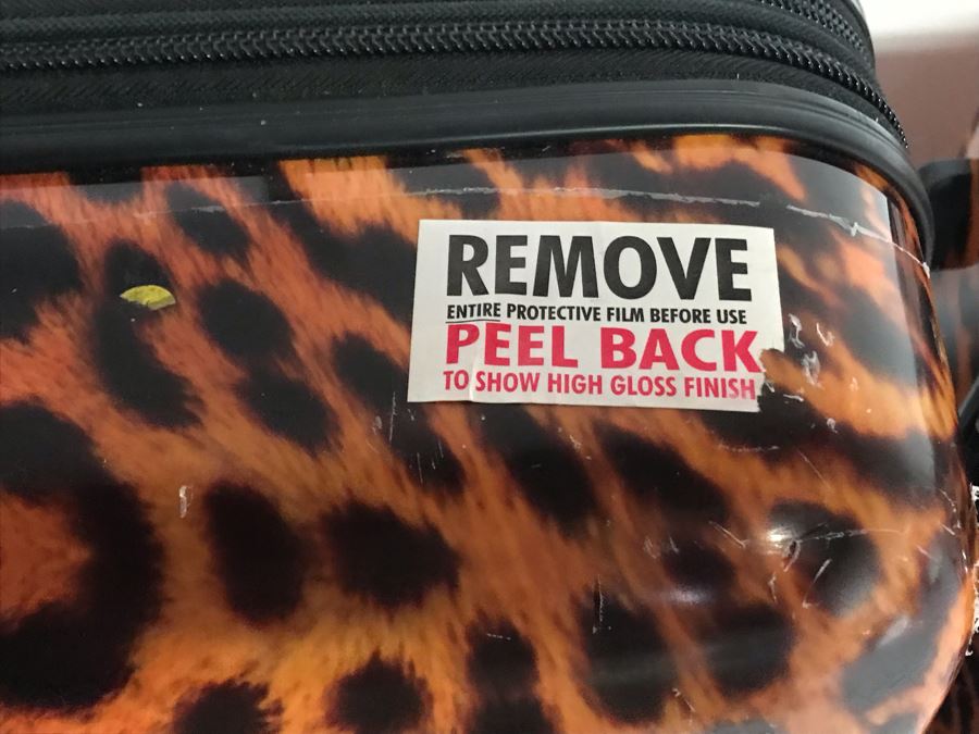 3-Piece Like New Heys Travel Luggage Animal Print [Photo 4]