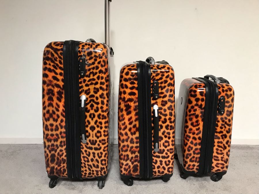 3-Piece Like New Heys Travel Luggage Animal Print [Photo 8]