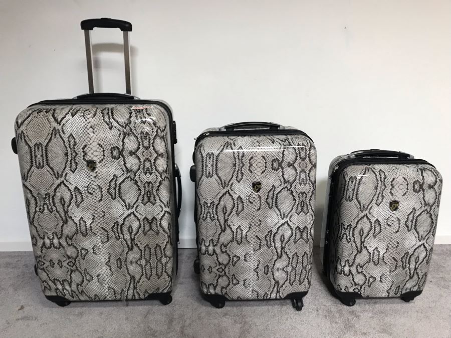 3-Piece Like New Heys Travel Luggage Animal Print [Photo 2]