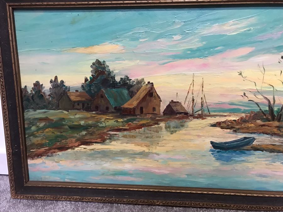 Original Jerry Hart Oil Painting 12 X 24 [Photo 3]