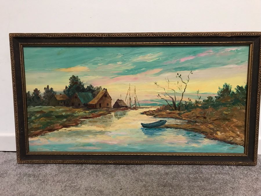 Original Jerry Hart Oil Painting 12 X 24 [Photo 2]