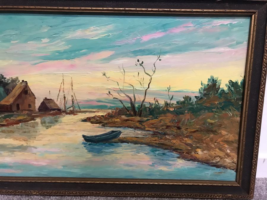 Original Jerry Hart Oil Painting 12 X 24 [Photo 5]