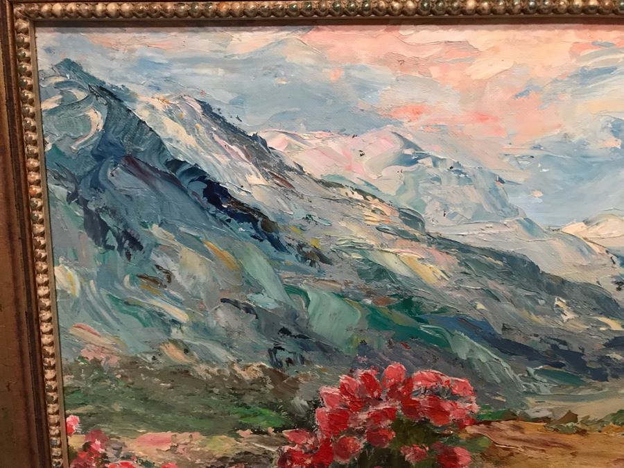 Original Jerry Hart Desert Plein Air Oil Painting 18 X 14 [Photo 4]