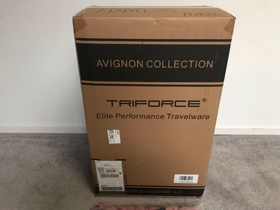 New Triforce Elite Luggage Set Of 3 Spinner Luggage - Avignon Rose Gold And New Triforce Paccking Cubes Collection [Photo 5]