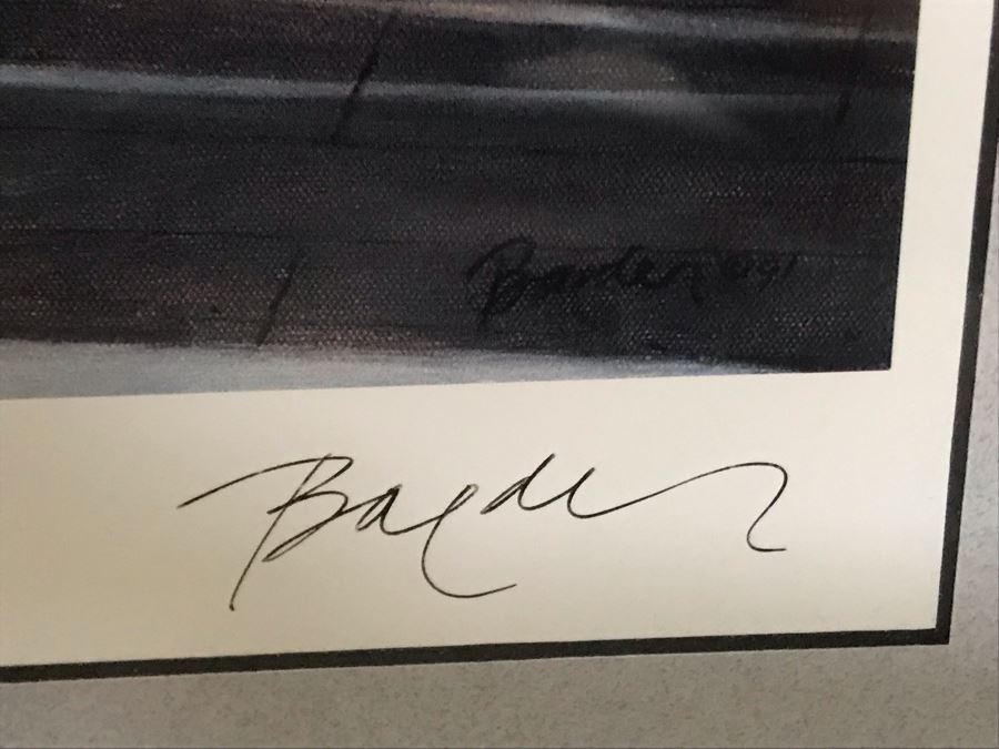 Pencil Hand Signed Limited Edition Print By John Baeder Titled 'Fog City Diner' 32 X 24 [Photo 6]