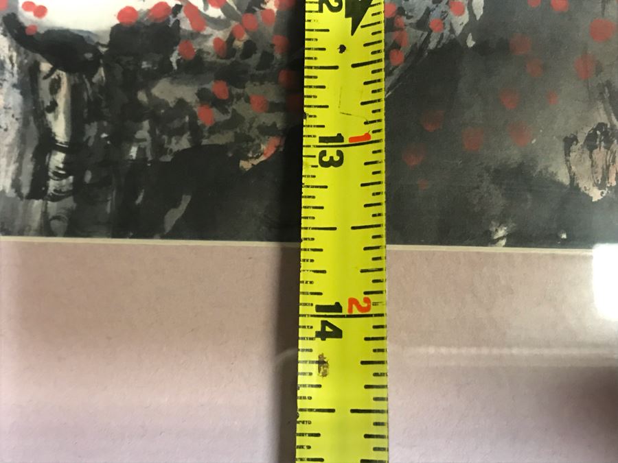 Original Chinese Landscape Painting By Ji Gang 13.5 X 13.5 [Photo 19]