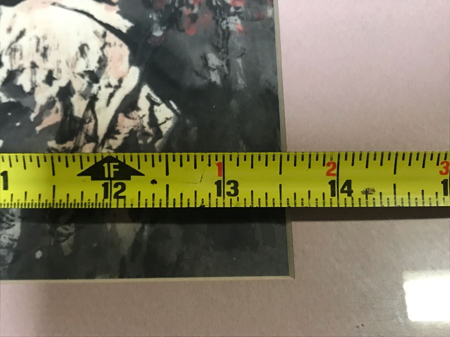 Original Chinese Landscape Painting By Ji Gang 13.5 X 13.5 [Photo 18]