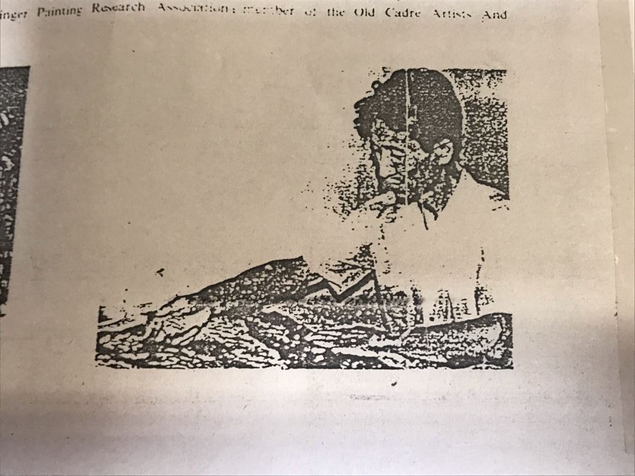 Original Chinese Landscape Painting By Ji Gang 13.5 X 13.5 [Photo 17]