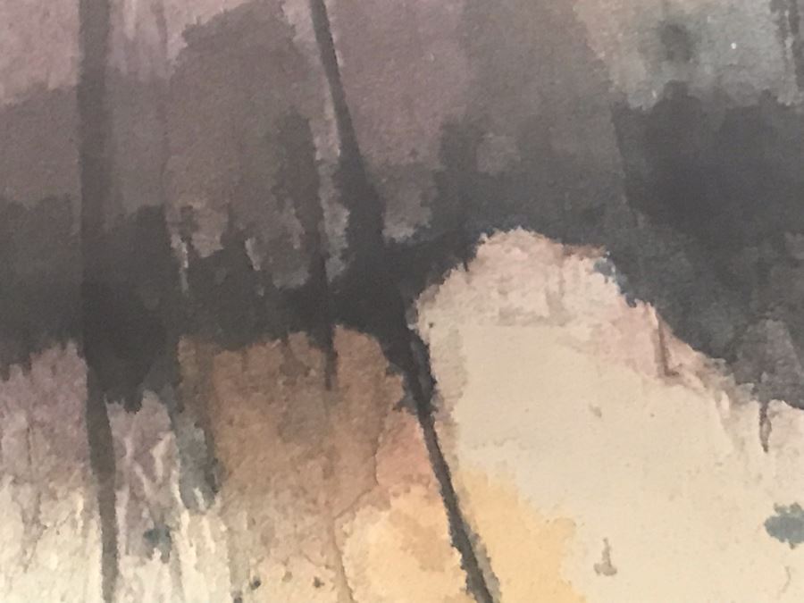 Large Hand Signed Limited Edition Print In Modern Silver Frame 36 X 27 [Photo 7]