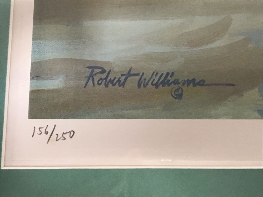 Hand Signed Limited Edition Robert Williams Print Titled 'Gold Coast Afternoon' 156 Of 250 32 X 27 [Photo 4]