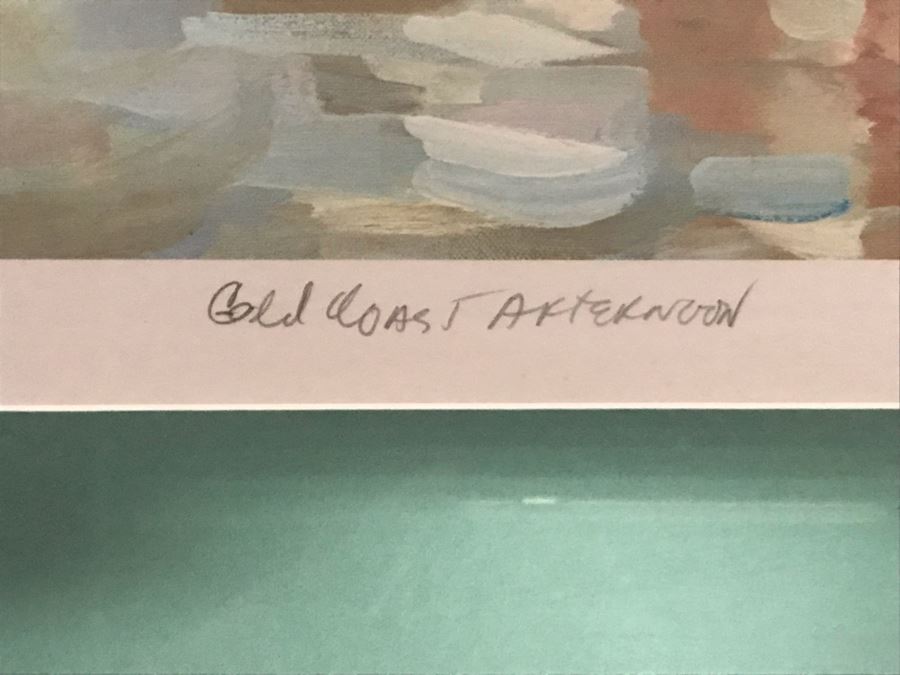 Hand Signed Limited Edition Robert Williams Print Titled 'Gold Coast Afternoon' 156 Of 250 32 X 27 [Photo 5]