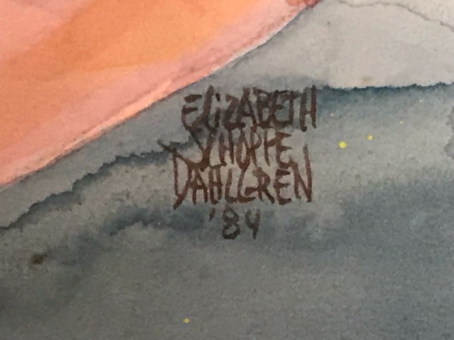 Original Portrait Painting Of Girl By Elizabeth Schoppe Dahlgren 41 X 33 [Photo 7]