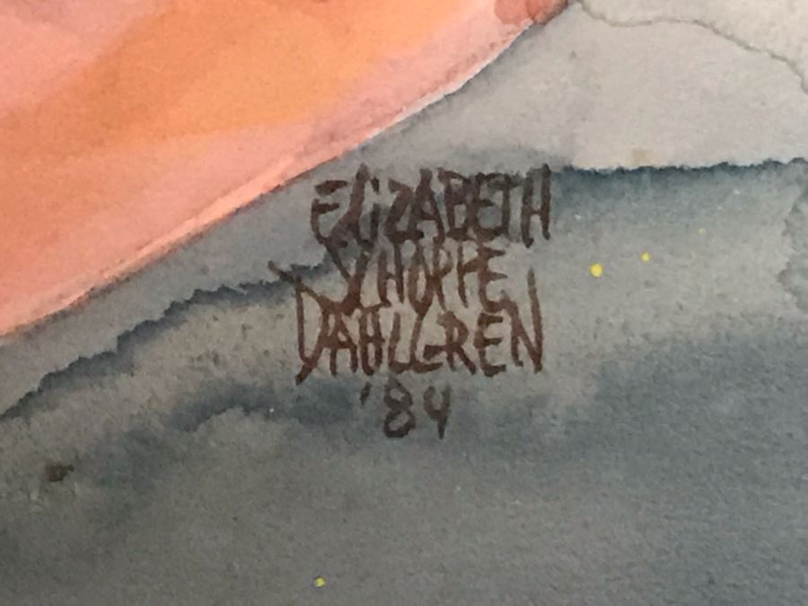 Original Portrait Painting Of Girl By Elizabeth Schoppe Dahlgren 41 X 33 [Photo 8]